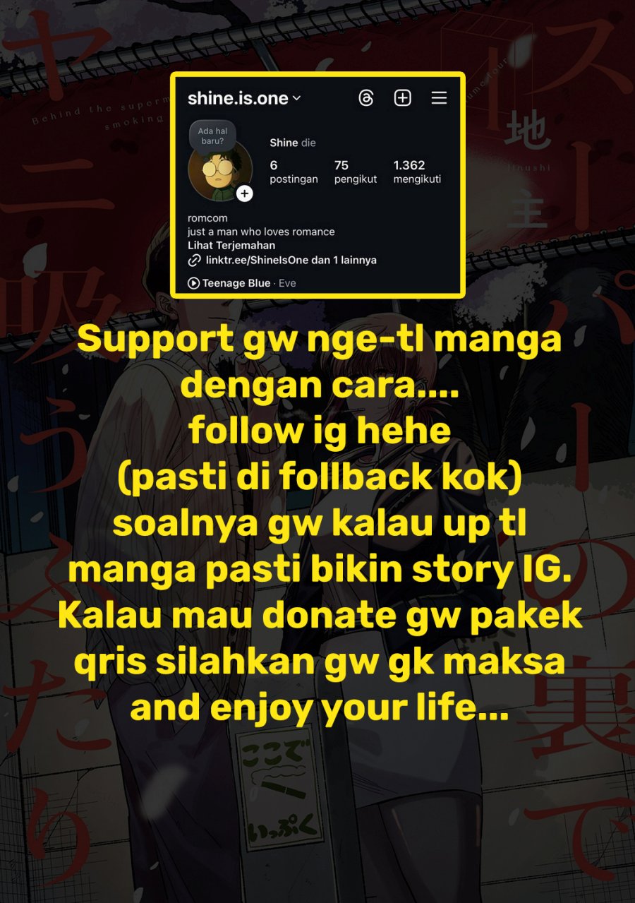 A Story About Smoking at the Back of the Supermarket (Super no Ura de Yani Suu Futari) Chapter 33.5 Gambar 39