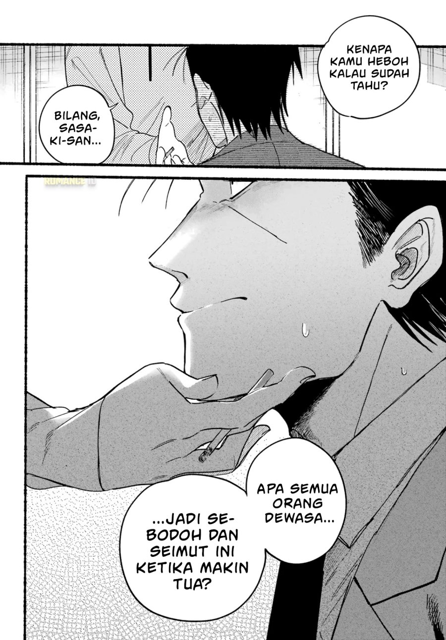 A Story About Smoking at the Back of the Supermarket (Super no Ura de Yani Suu Futari) Chapter 35 Gambar 25