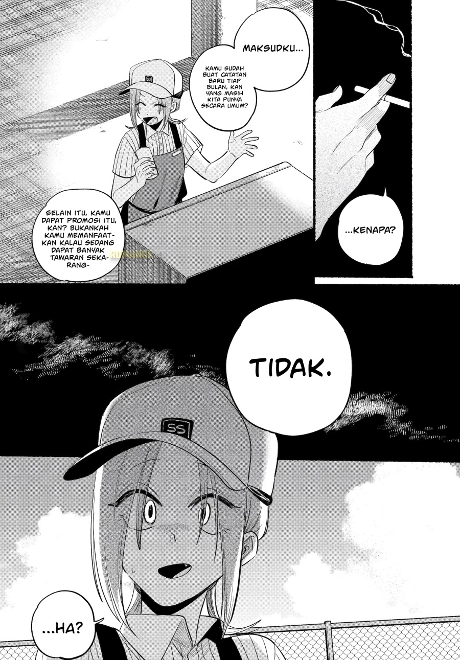A Story About Smoking at the Back of the Supermarket (Super no Ura de Yani Suu Futari) Chapter 43 Gambar 13
