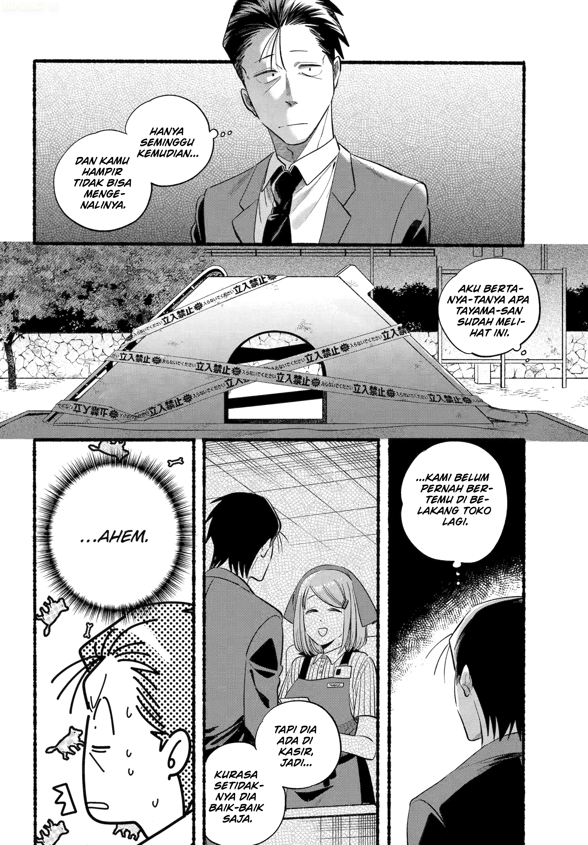 A Story About Smoking at the Back of the Supermarket (Super no Ura de Yani Suu Futari) Chapter 47 Gambar 9