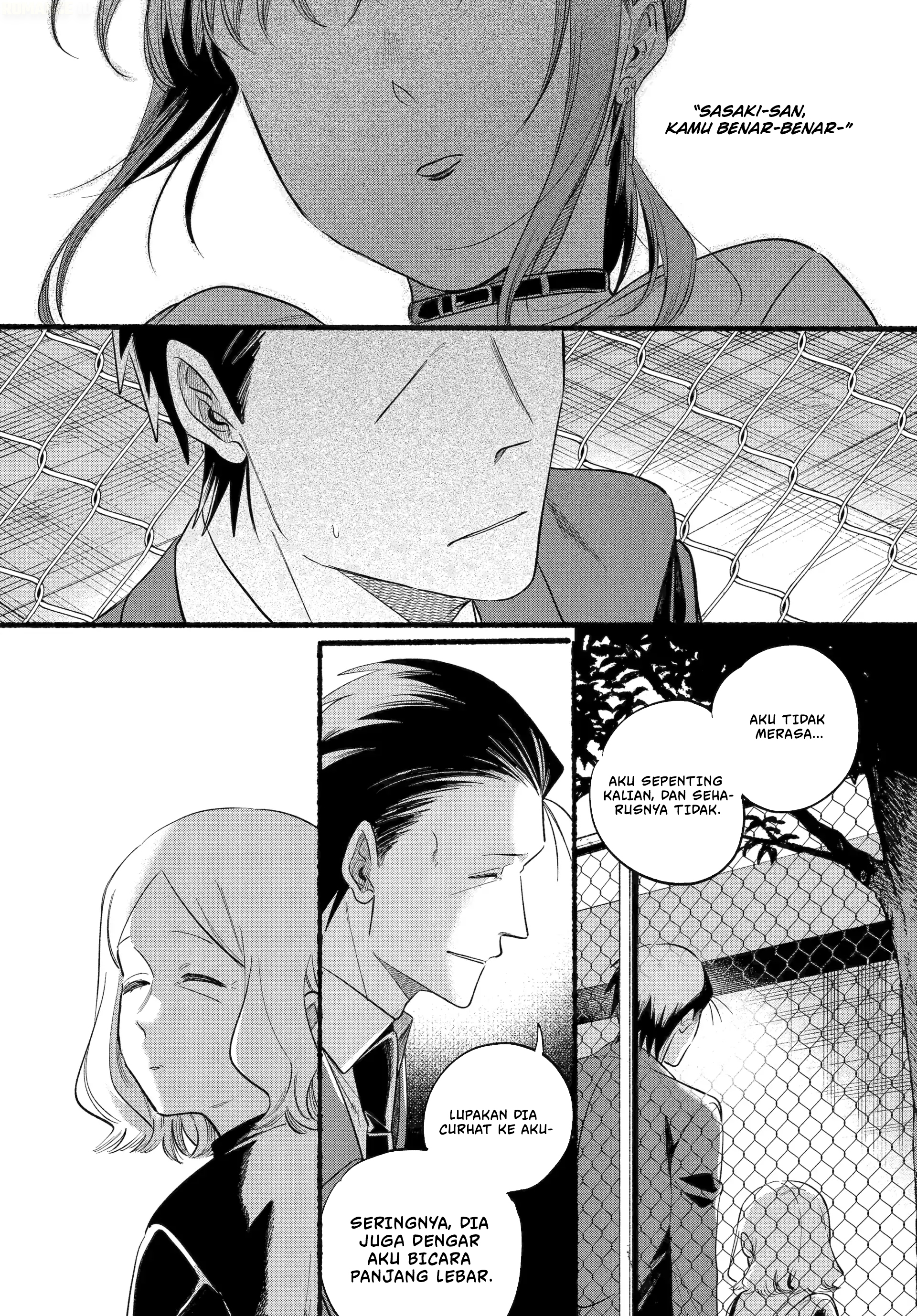 A Story About Smoking at the Back of the Supermarket (Super no Ura de Yani Suu Futari) Chapter 47 Gambar 34