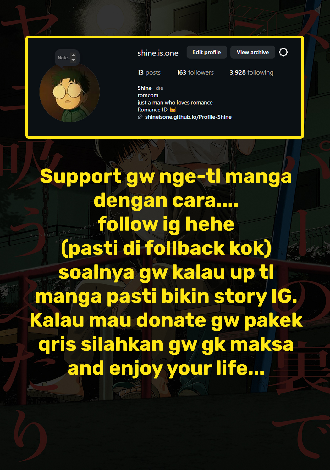 A Story About Smoking at the Back of the Supermarket (Super no Ura de Yani Suu Futari) Chapter 47 Gambar 41