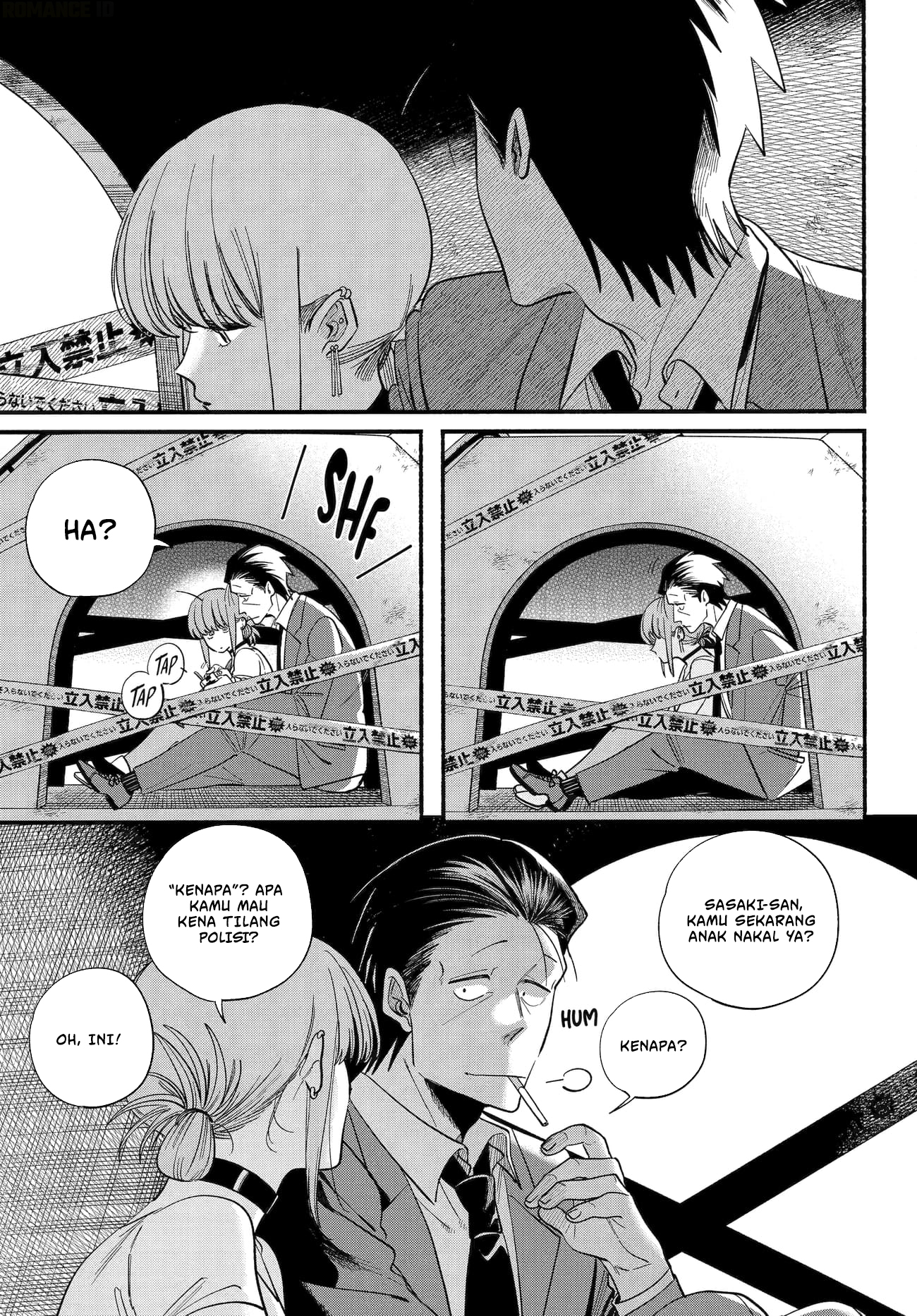 A Story About Smoking at the Back of the Supermarket (Super no Ura de Yani Suu Futari) Chapter 49 Gambar 8