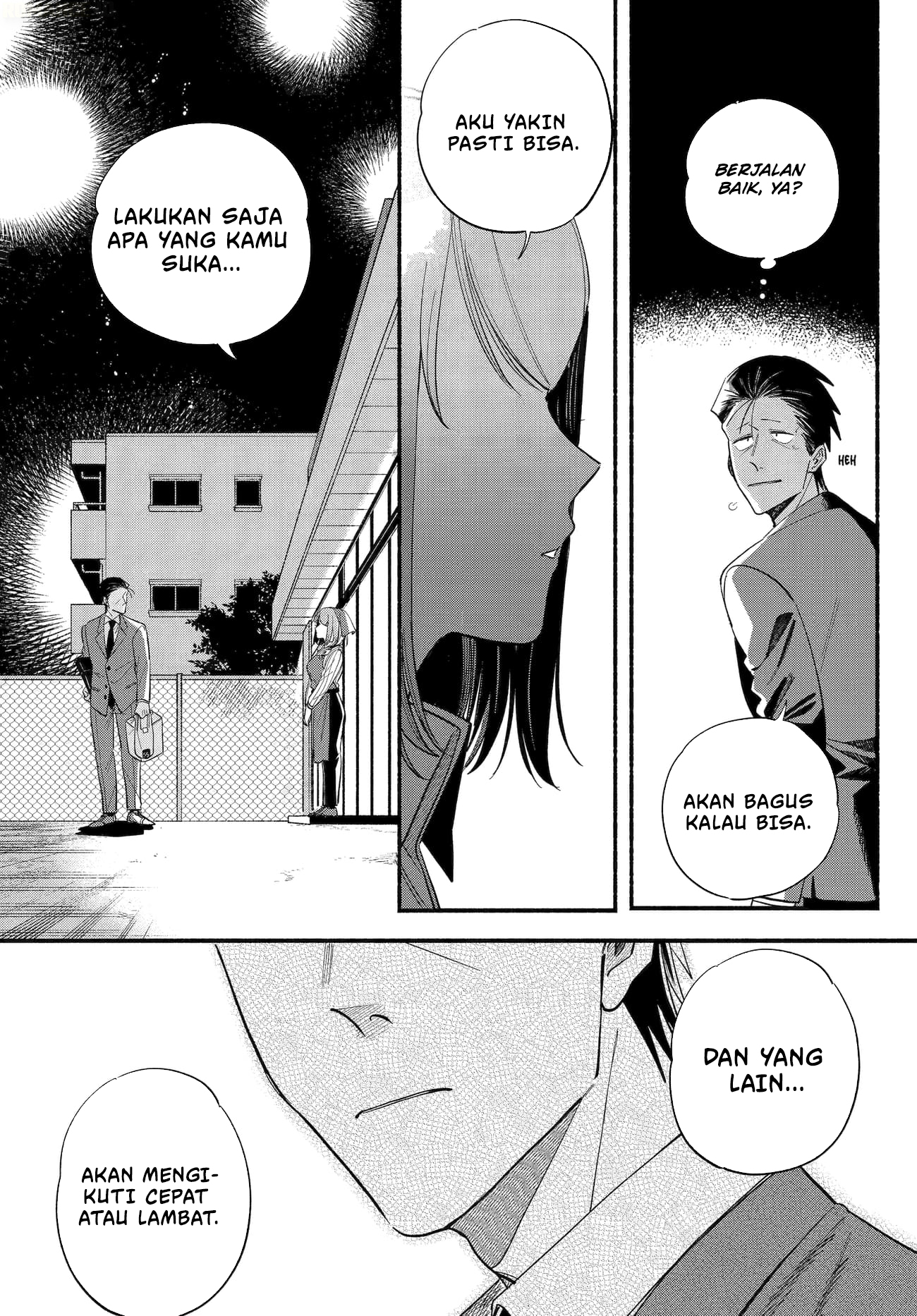 A Story About Smoking at the Back of the Supermarket (Super no Ura de Yani Suu Futari) Chapter 50 Gambar 39