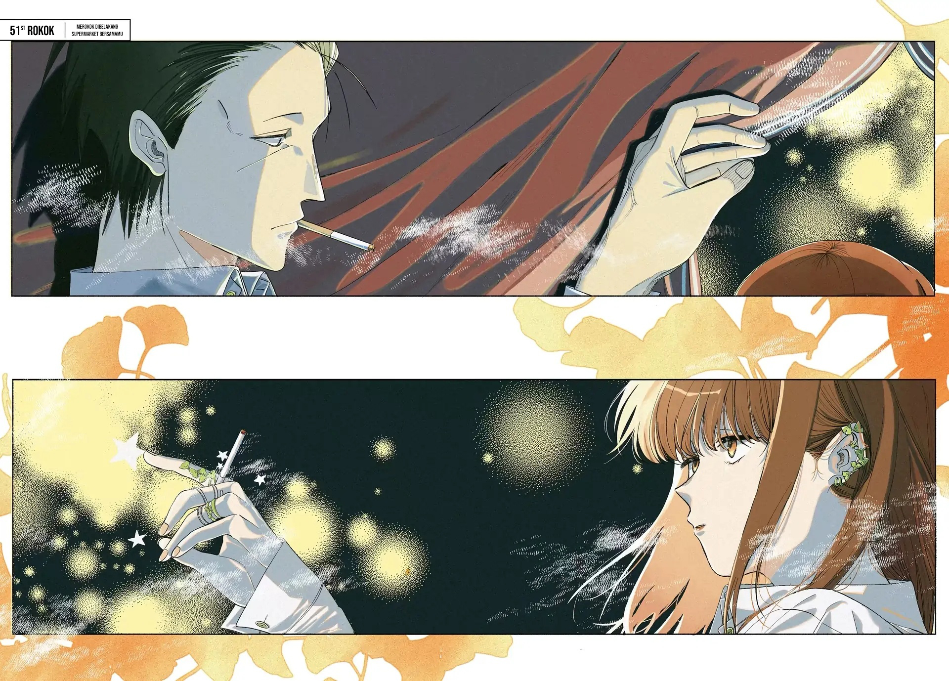 A Story About Smoking at the Back of the Supermarket (Super no Ura de Yani Suu Futari) Chapter 51 Gambar 4