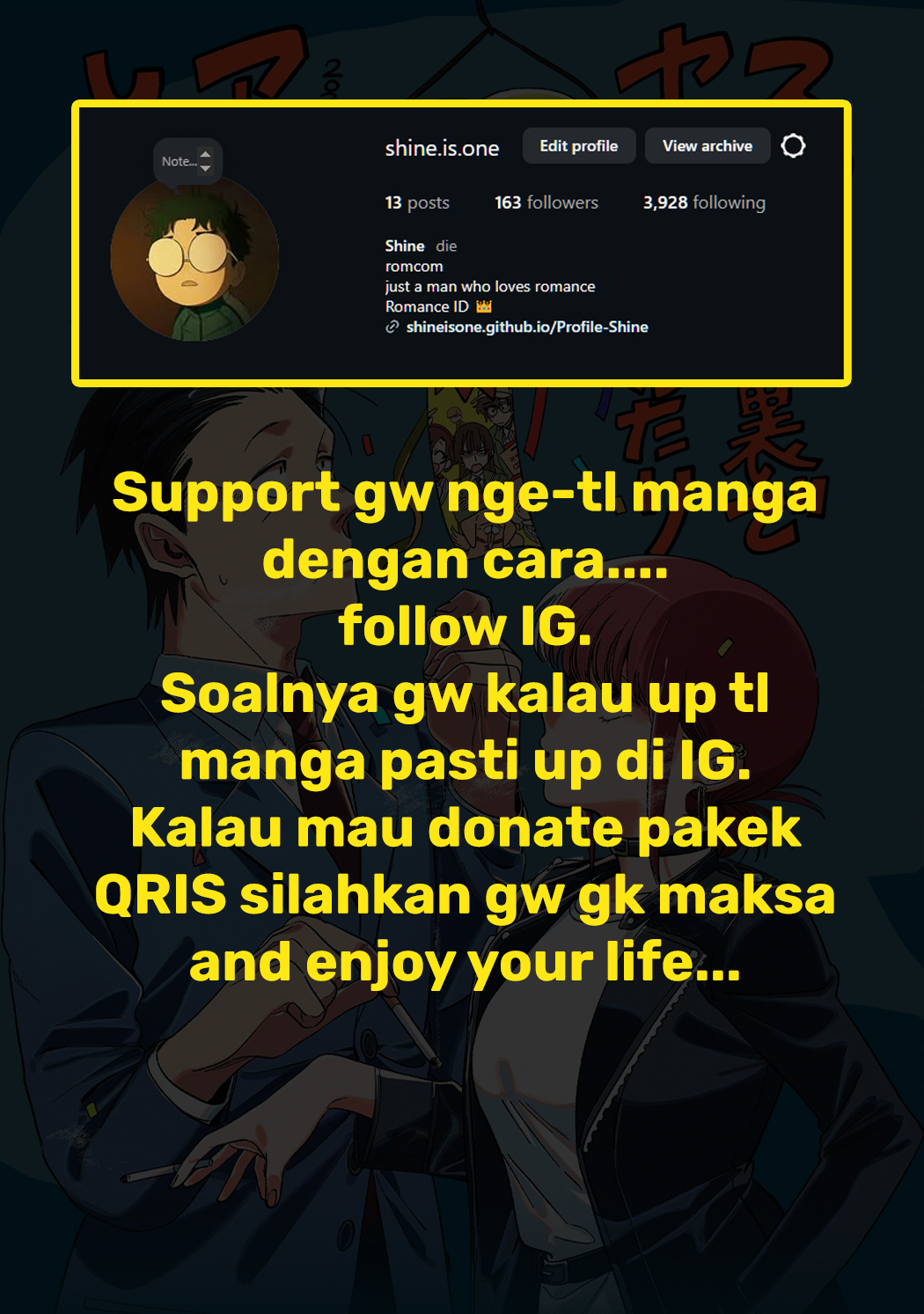 A Story About Smoking at the Back of the Supermarket (Super no Ura de Yani Suu Futari) Chapter 51 Gambar 48