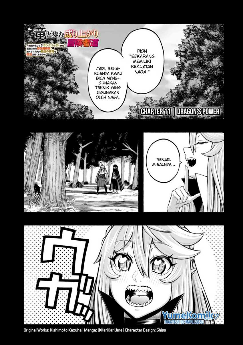 A Story About a Dragon and the Rising of an Adventurer ~ A Healer Who Was Seen as Useless and Was Kicked Out From an S Rank Party, Goes off to Revive the Strongest Dragon in an Abandoned Area Chapter 11 Gambar 2