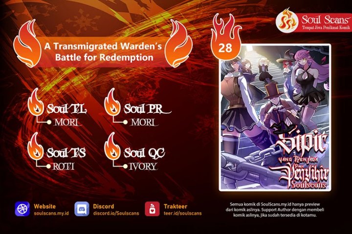 A Transmigrated Warden’s Battle for Redemption Chapter 28 Gambar 1