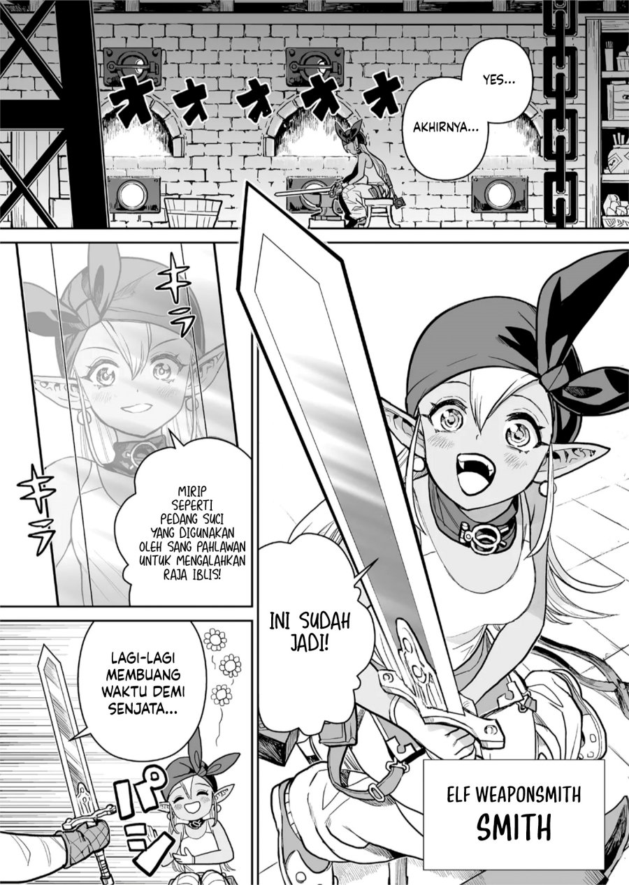 Abandoned: The Hero Who’s So Strong He Breaks Every Weapon, and the Elf Weaponsmith Chapter 01 Gambar 3