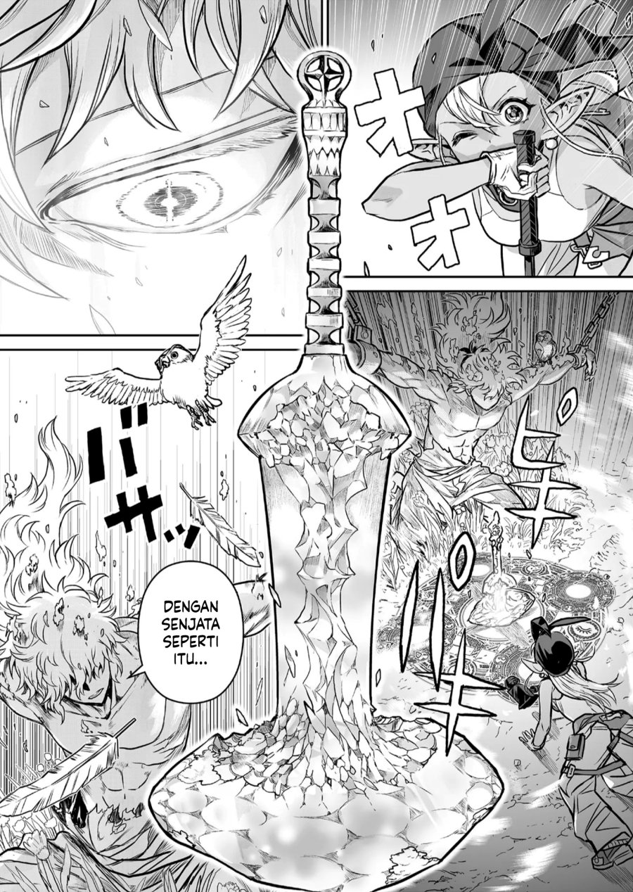 Abandoned: The Hero Who’s So Strong He Breaks Every Weapon, and the Elf Weaponsmith Chapter 01 Gambar 35