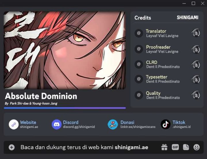Absolute Dominion Chapter 22 Gambar 1