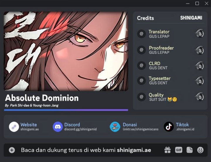 Absolute Dominion Chapter 43 Gambar 1