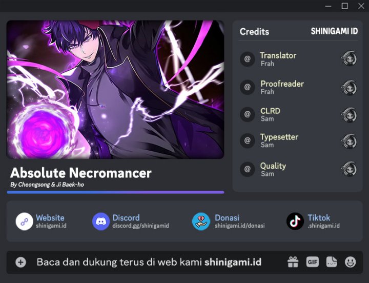 Absolute Necromancer Chapter 04 Gambar 1