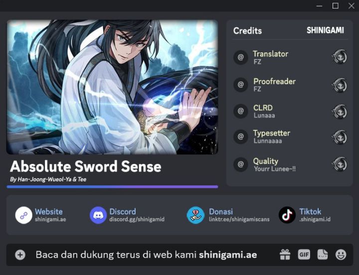 Absolute Sword Sense Chapter 140 Gambar 1