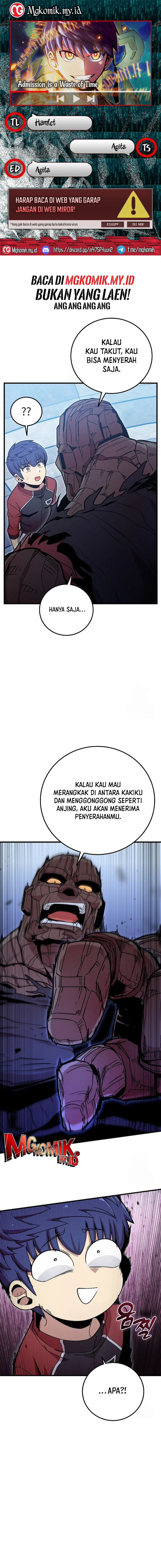 Admission is a Waste of Time Chapter 31 Gambar 1