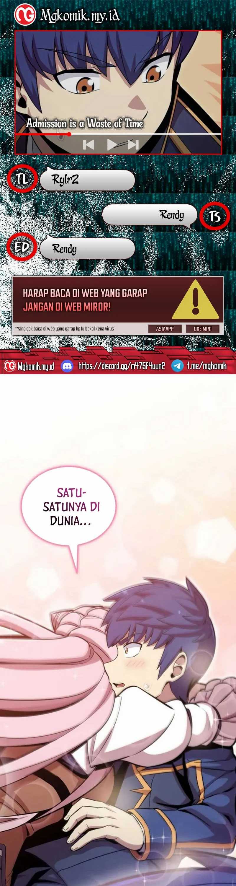 Admission is a Waste of Time Chapter 50 Gambar 1