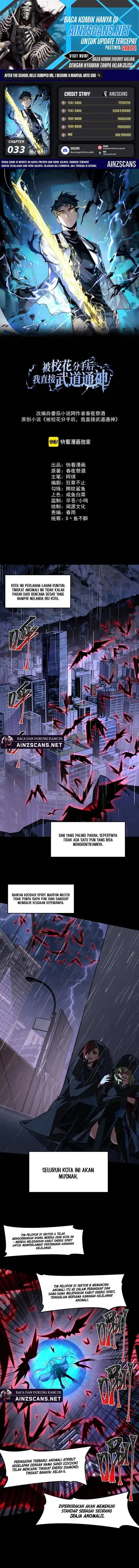 After the High School Goddess Dumped Me I Became a Martial Arts God (After breaking up with the school beauty) Chapter 33 Gambar 1