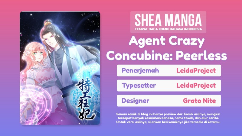 Agent Crazy Concubine: Peerless Comprehension Chapter 09 Gambar 1