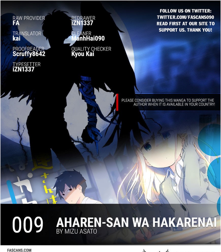 Aharen-san wa Hakarenai Chapter 09 Gambar 1