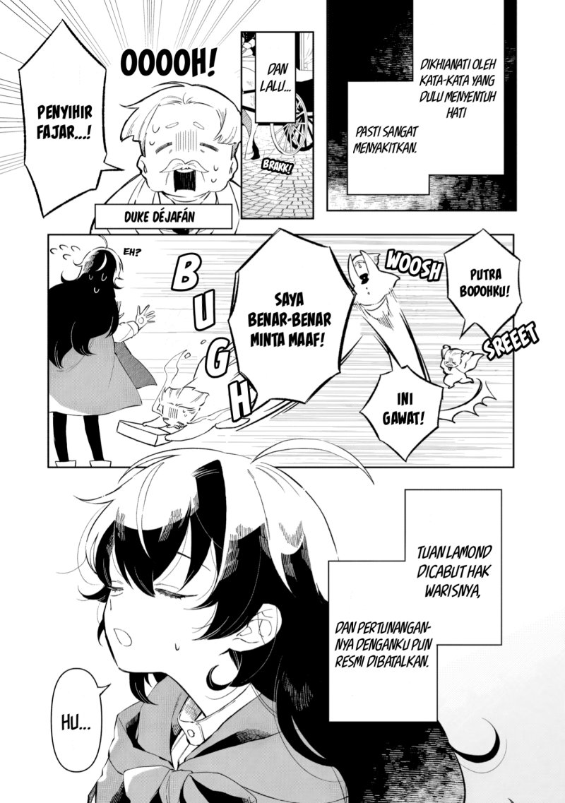 Akatsuki no Majo Reishi wa Jiyu ni Ikitai Mao Tobatsu o Oeta Node, Nonbiri o Mise o Hirakimasu Chapter 03 Gambar 16