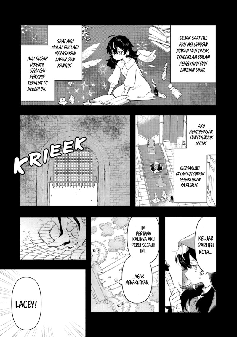 Akatsuki no Majo Reishi wa Jiyu ni Ikitai Mao Tobatsu o Oeta Node, Nonbiri o Mise o Hirakimasu Chapter 03 Gambar 24