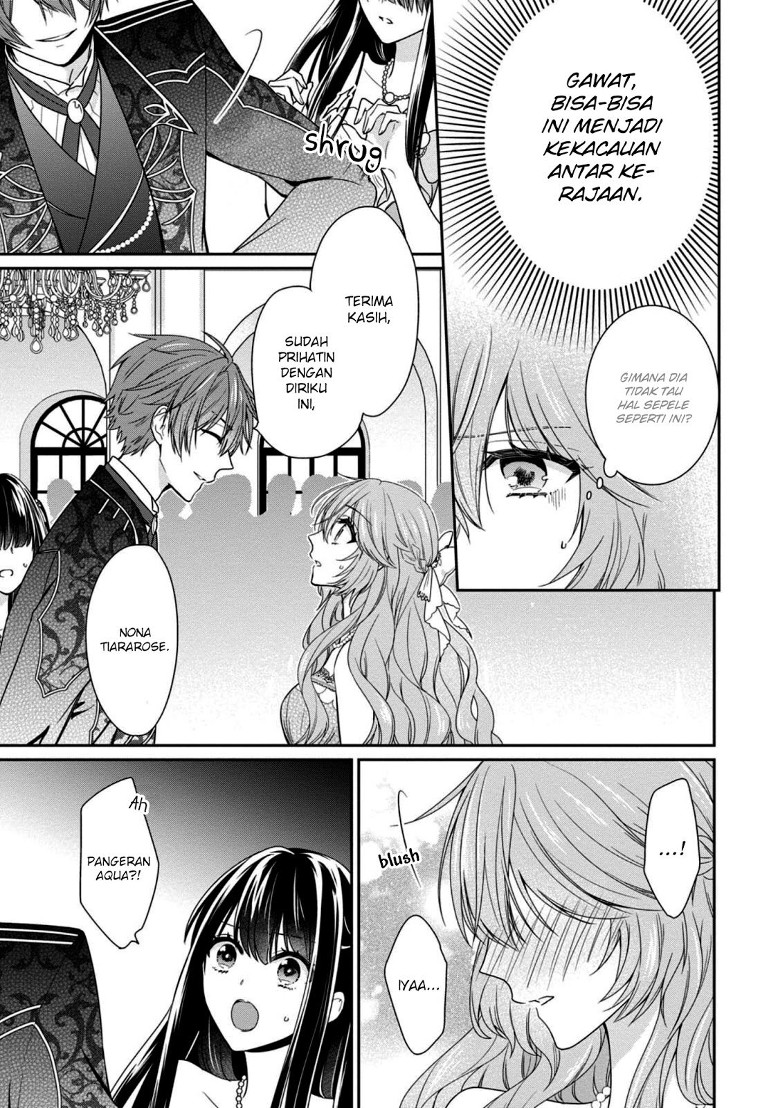 Akuyaku Reijou wa Ringoku no Outaishi ni Dekiai Sareru Chapter 03 Gambar 12