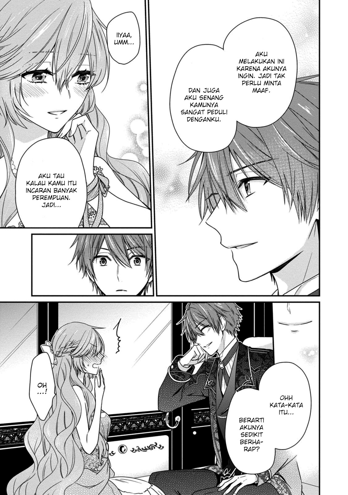 Akuyaku Reijou wa Ringoku no Outaishi ni Dekiai Sareru Chapter 03 Gambar 24