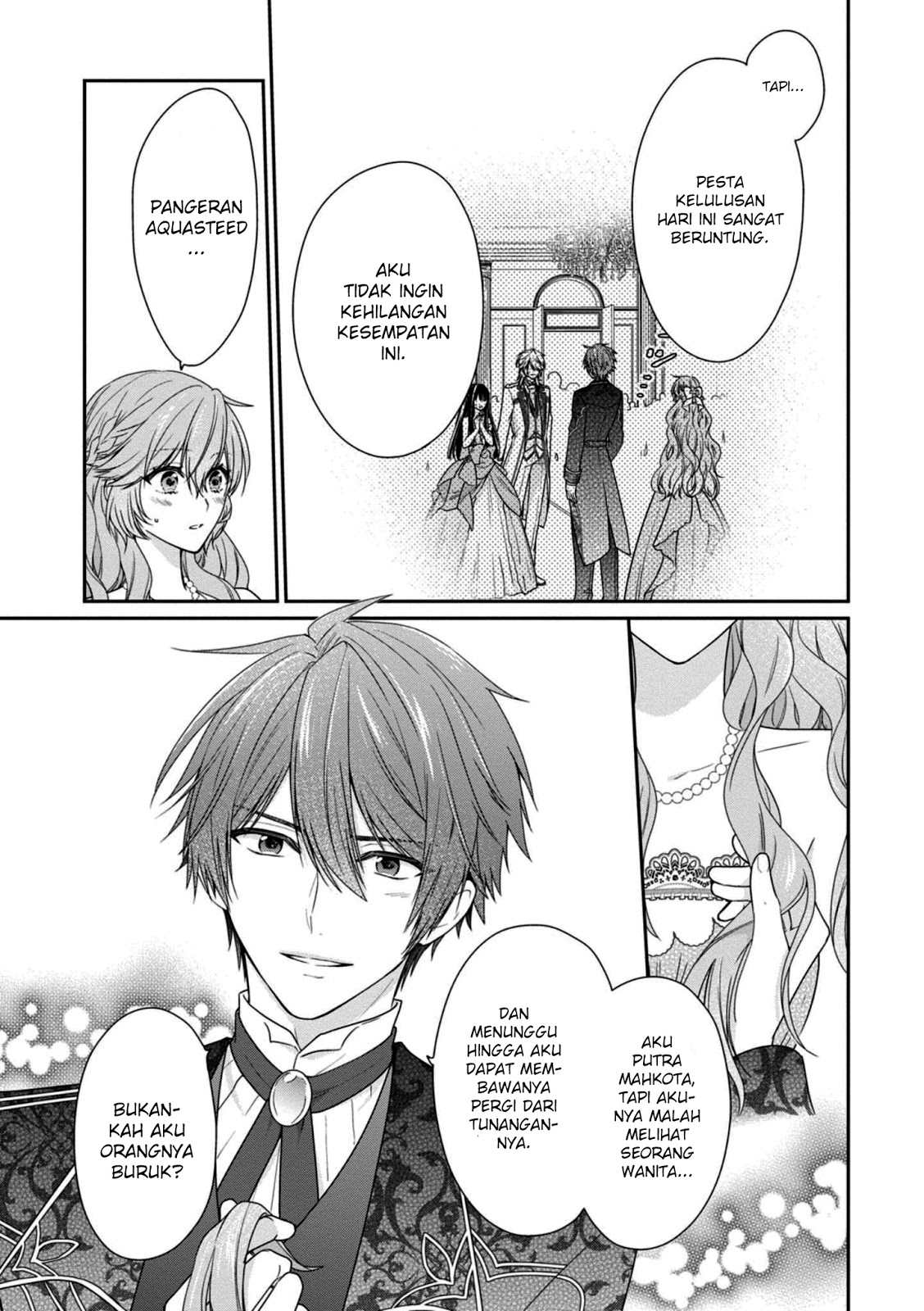 Akuyaku Reijou wa Ringoku no Outaishi ni Dekiai Sareru Chapter 03 Gambar 30