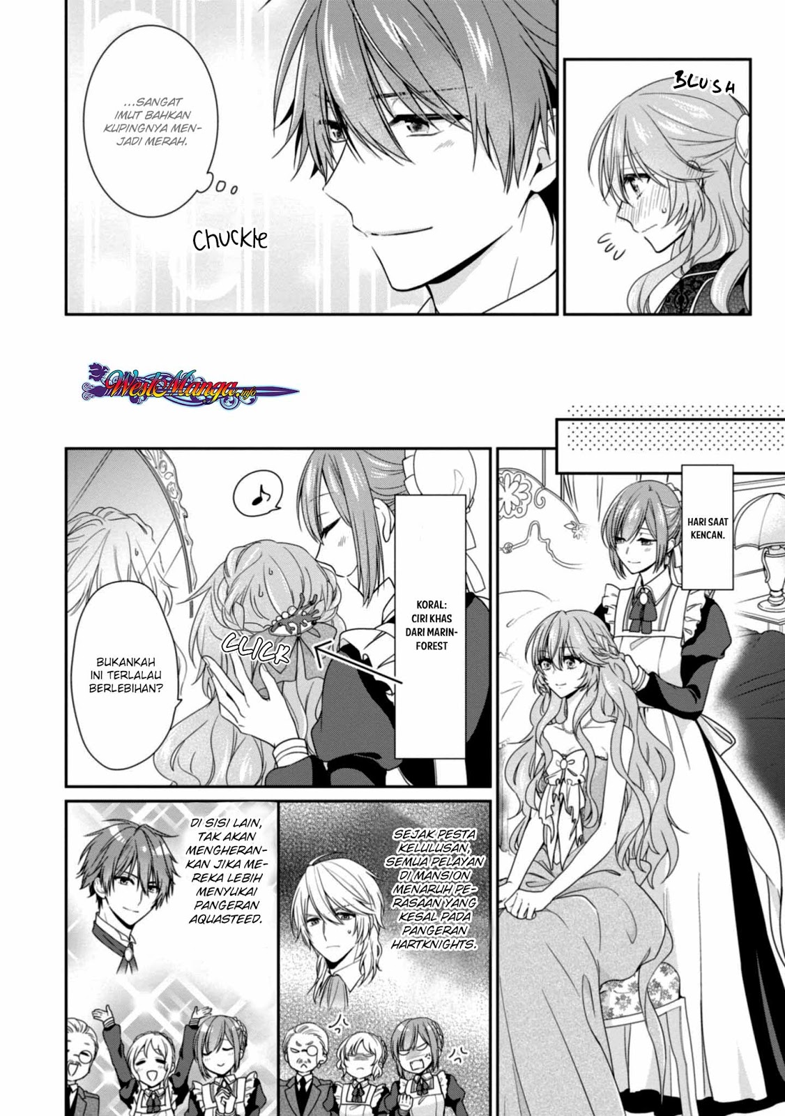 Akuyaku Reijou wa Ringoku no Outaishi ni Dekiai Sareru Chapter 05 Gambar 22