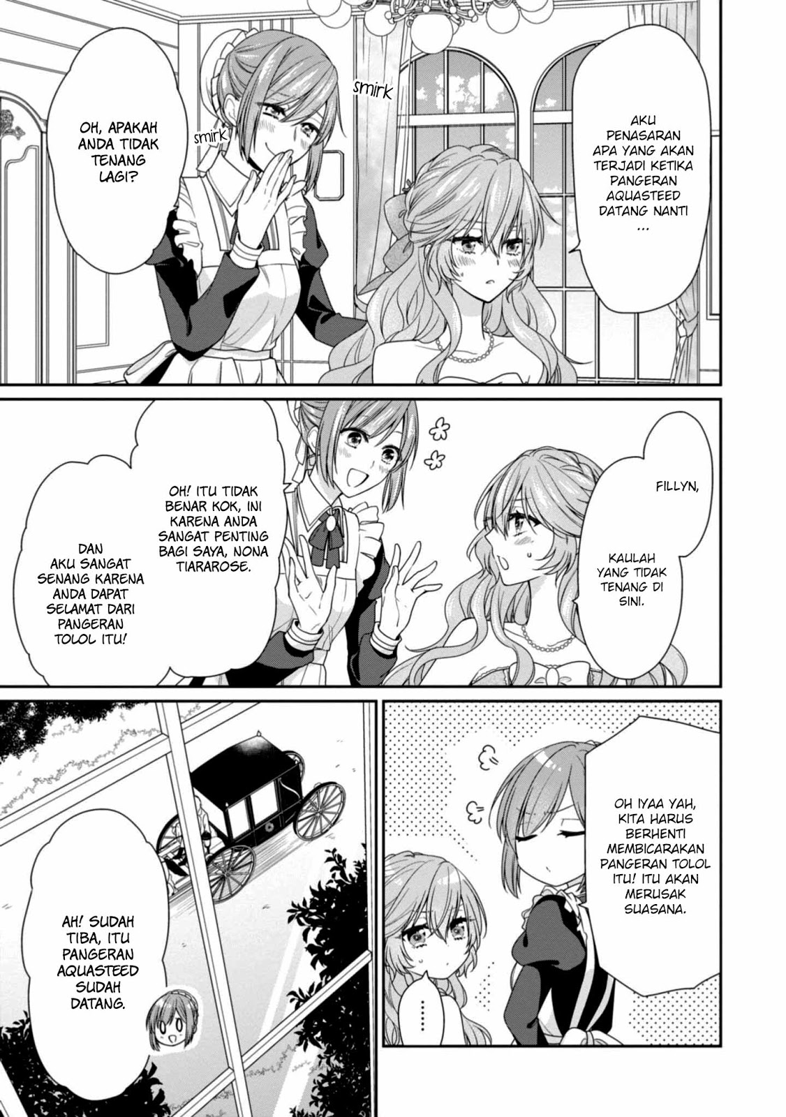 Akuyaku Reijou wa Ringoku no Outaishi ni Dekiai Sareru Chapter 05 Gambar 23