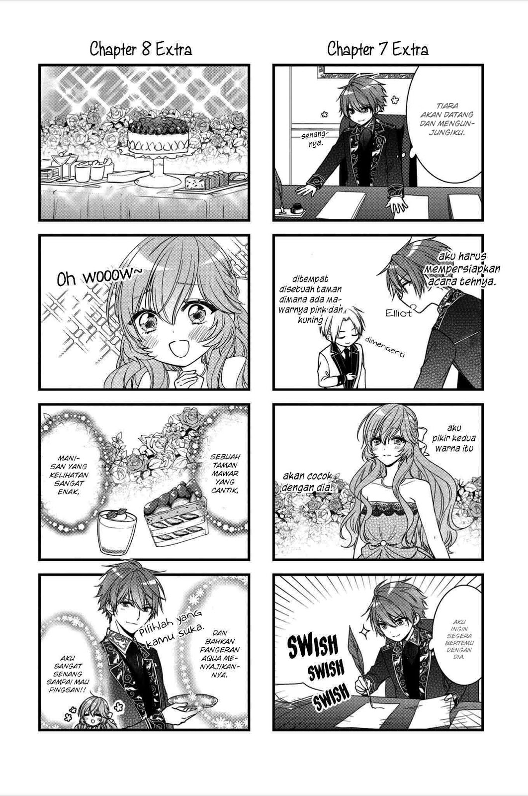 Akuyaku Reijou wa Ringoku no Outaishi ni Dekiai Sareru Chapter 08.5 Gambar 22