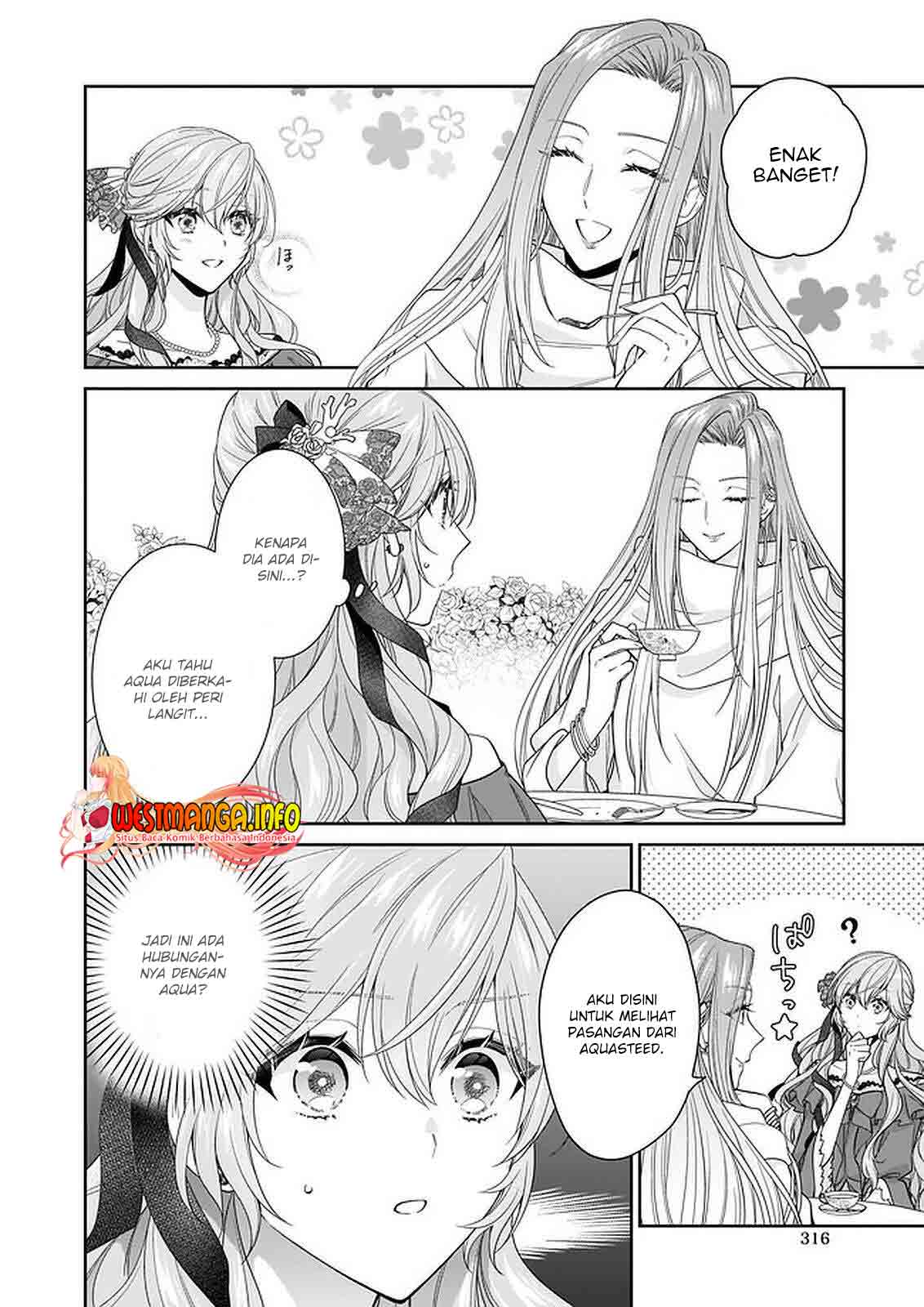 Akuyaku Reijou wa Ringoku no Outaishi ni Dekiai Sareru Chapter 28 Gambar 9
