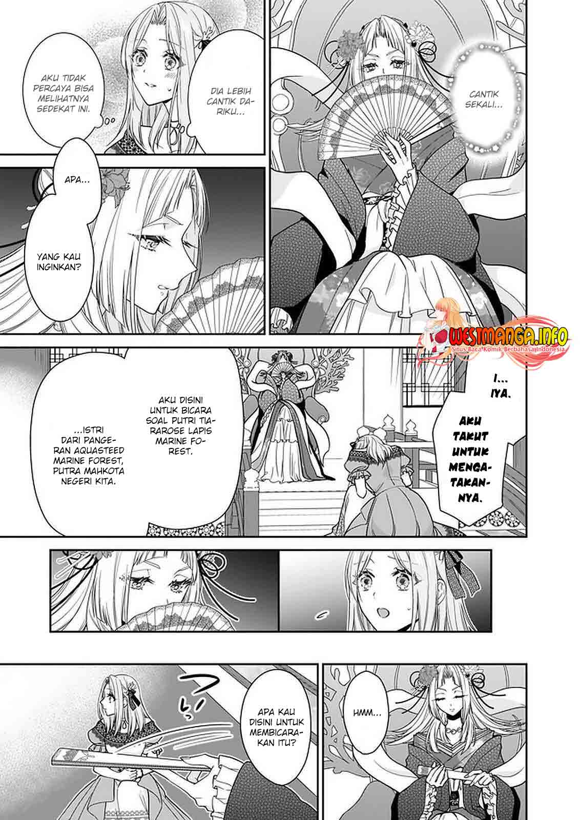 Akuyaku Reijou wa Ringoku no Outaishi ni Dekiai Sareru Chapter 28 Gambar 26