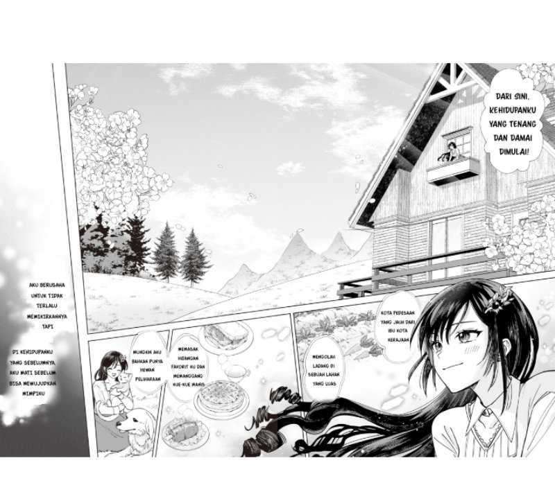 Akuyaku Reijou wa Slow Life o Enjoy Shitai!: Yatto Kon’yaku Hakisareta no ni, Daini Ouji ga Meccha Stalker Shitekurun desu kedo Chapter 01 Gambar 18