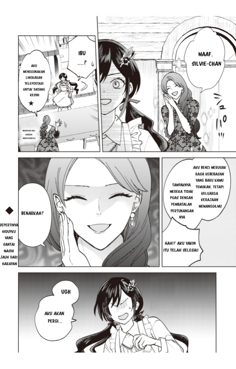 Akuyaku Reijou wa Slow Life o Enjoy Shitai!: Yatto Kon’yaku Hakisareta no ni, Daini Ouji ga Meccha Stalker Shitekurun desu kedo Chapter 01 Gambar 21