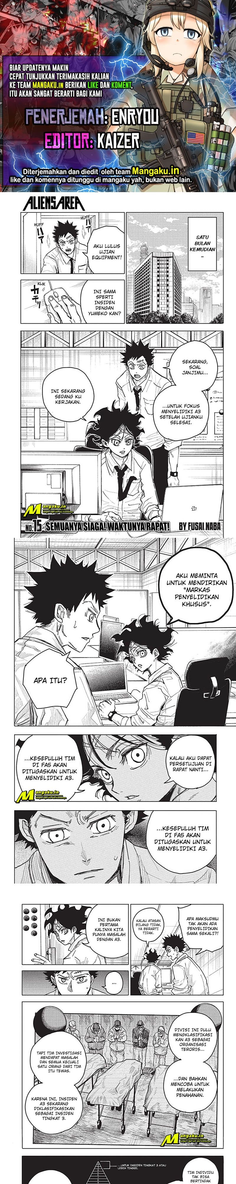 Aliens Area Chapter 15 Gambar 1
