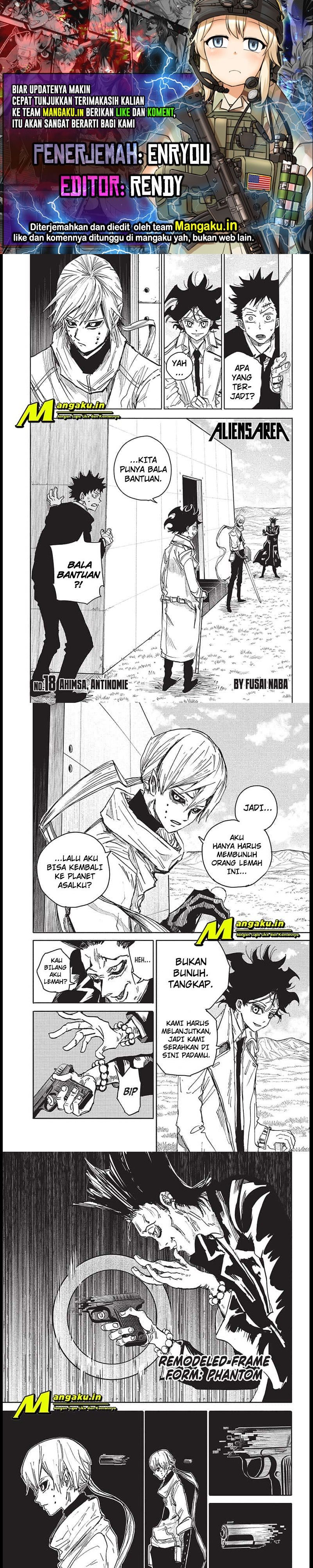 Aliens Area Chapter 18 Gambar 1