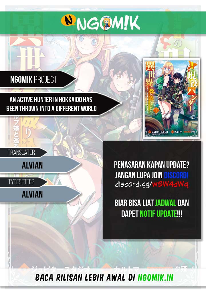 An Active Hunter in Hokkaido Has Been Thrown into a Different World Chapter 02.2 Gambar 1