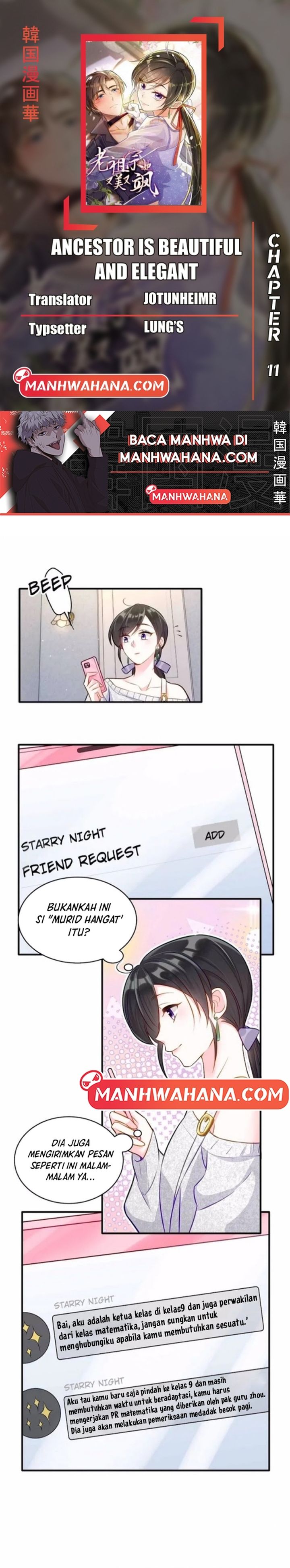 Ancestor is Beautiful and Elegant Chapter 11 Gambar 1