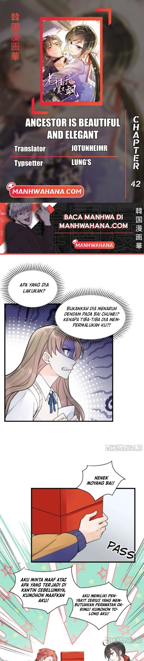Ancestor is Beautiful and Elegant Chapter 42 Gambar 1