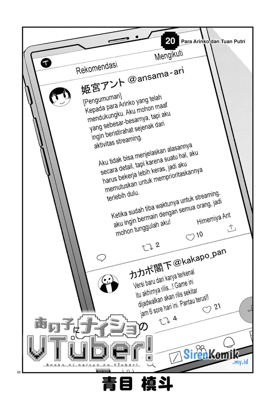 Ano Ko ni Naisho no VTUBER! Chapter 20 Gambar 3