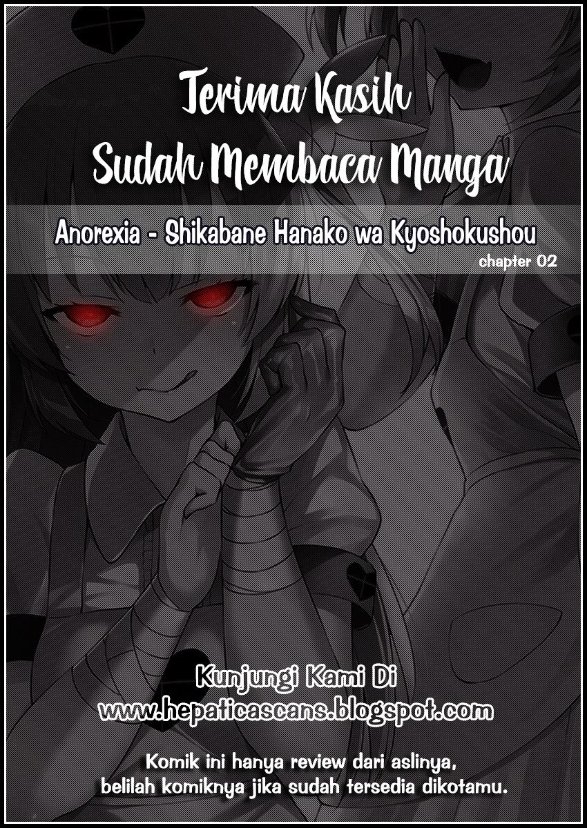 Anorexia – Shikabane Hanako wa Kyoshokushou Chapter 02 Gambar 41