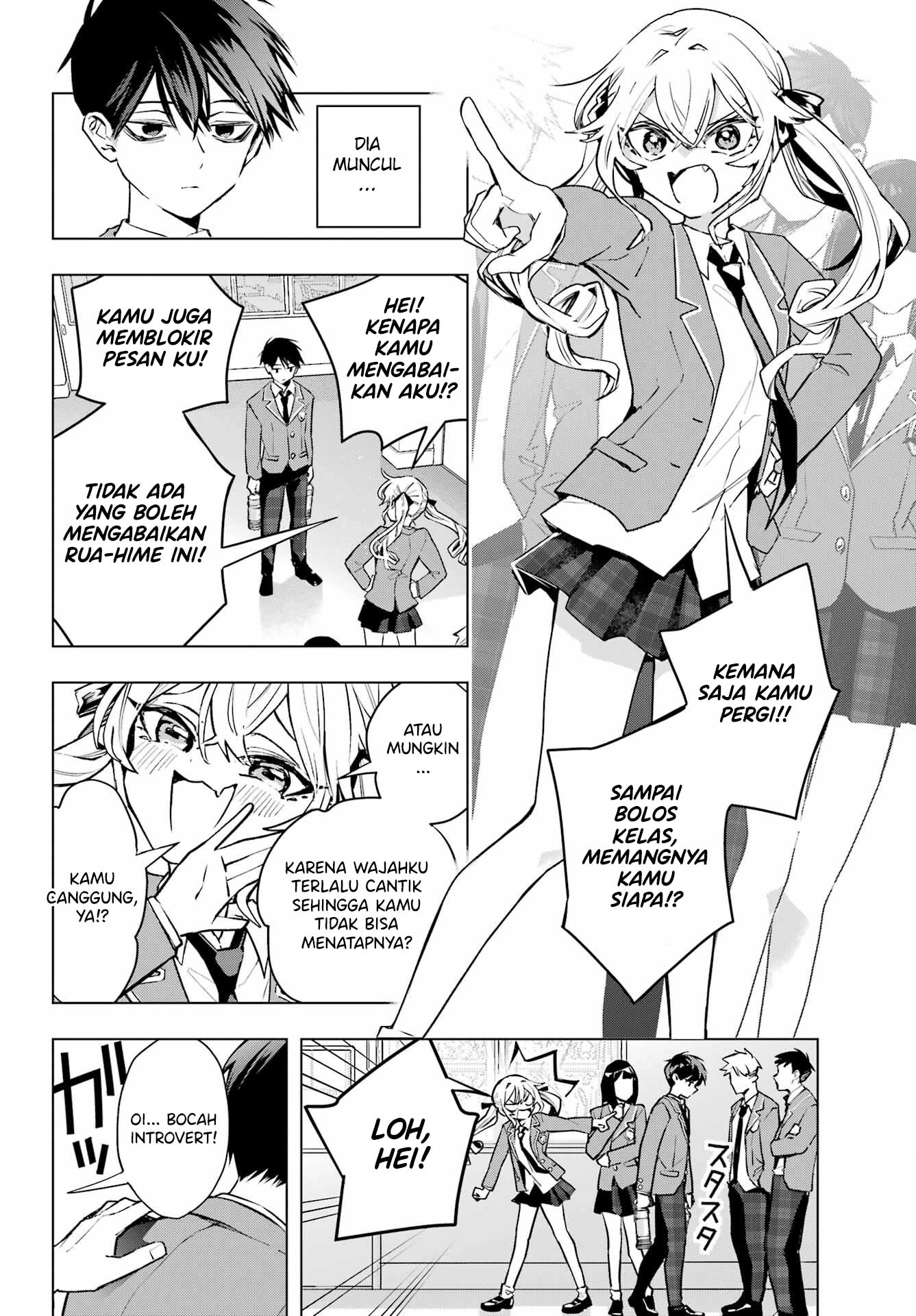 Anta to Osananajimitte dake demo Iyananoni! ~Zekkou kara Hajimaru S-kyuu Bishoujo to no Gakuen Nariagari Seikatsu~ Chapter 02 Gambar 19