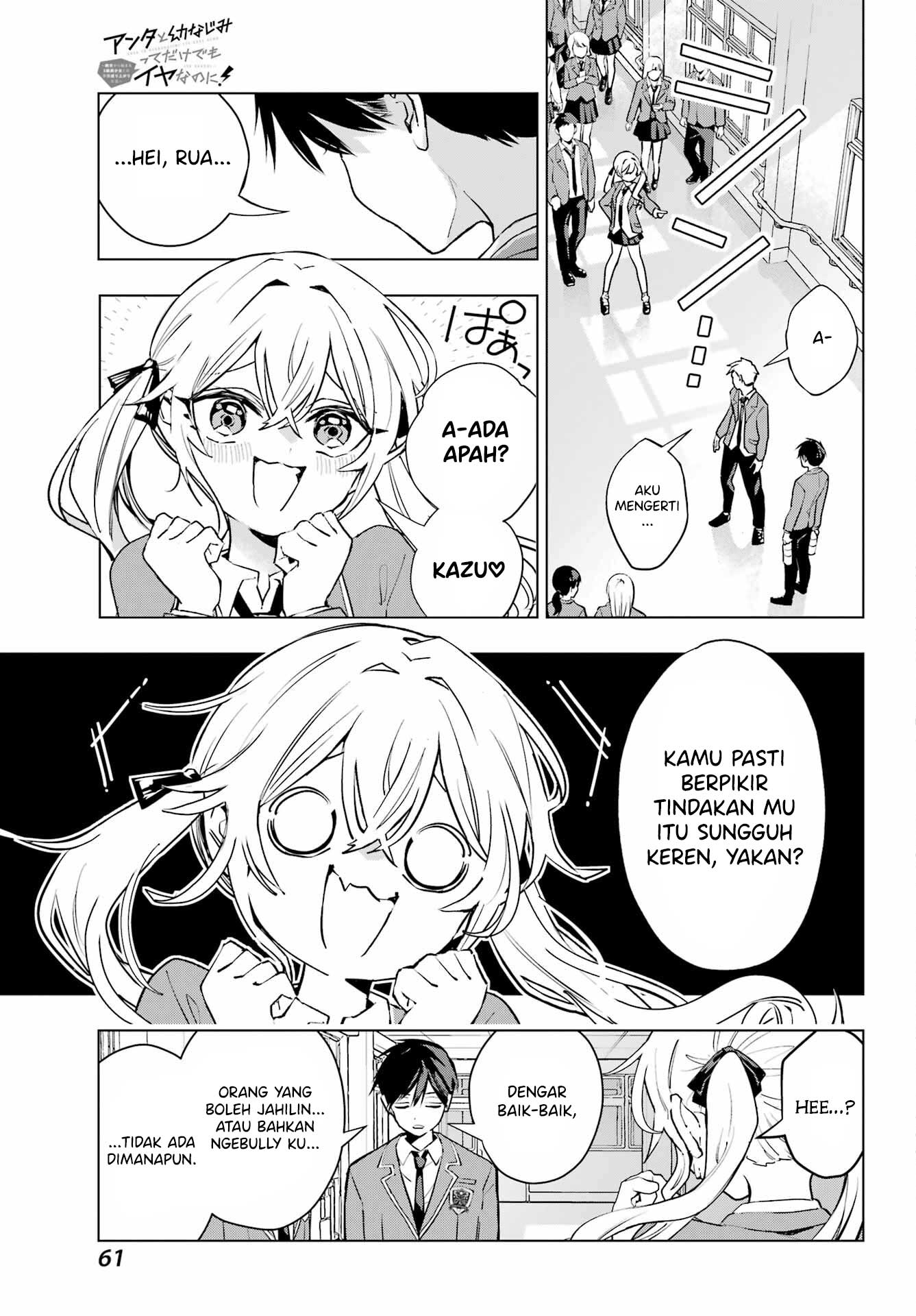 Anta to Osananajimitte dake demo Iyananoni! ~Zekkou kara Hajimaru S-kyuu Bishoujo to no Gakuen Nariagari Seikatsu~ Chapter 02 Gambar 24