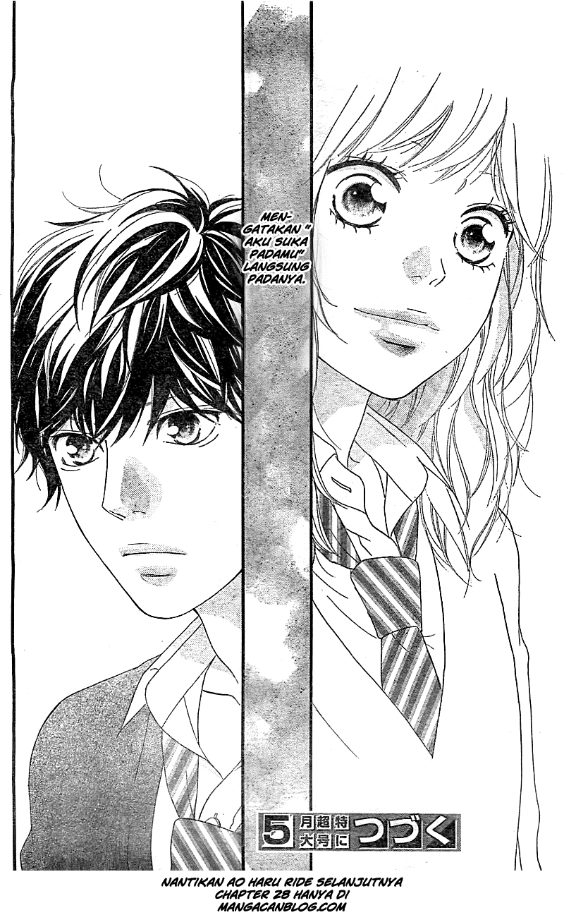 Ao Haru Ride Chapter 27 Gambar 46