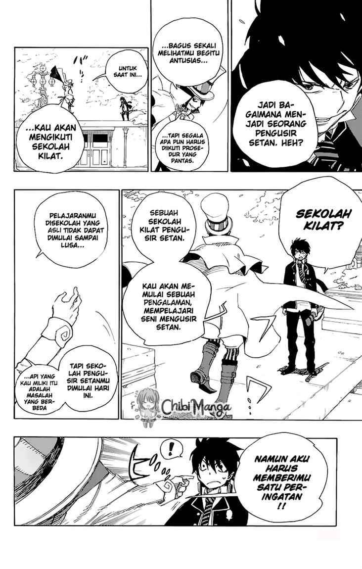 Ao no Exorcist Chapter 2 Gambar 14
