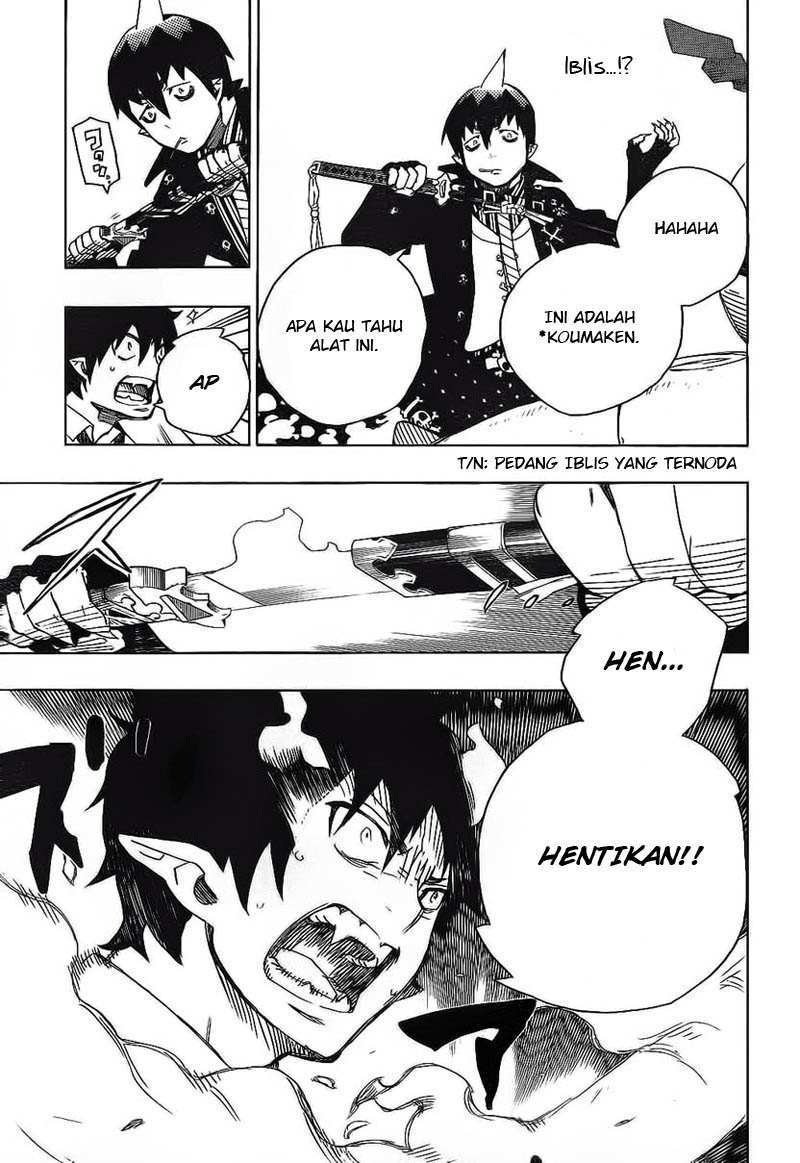 Ao no Exorcist Chapter 9 Gambar 17
