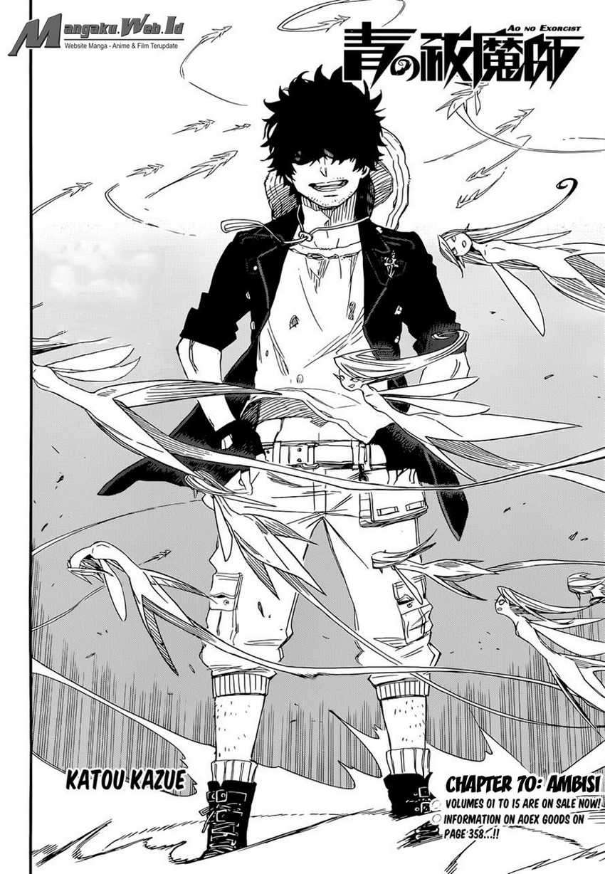 Ao no Exorcist Chapter 70 Gambar 5