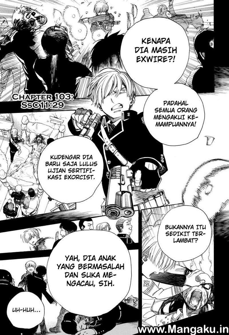 Ao no Exorcist Chapter 103 Gambar 2