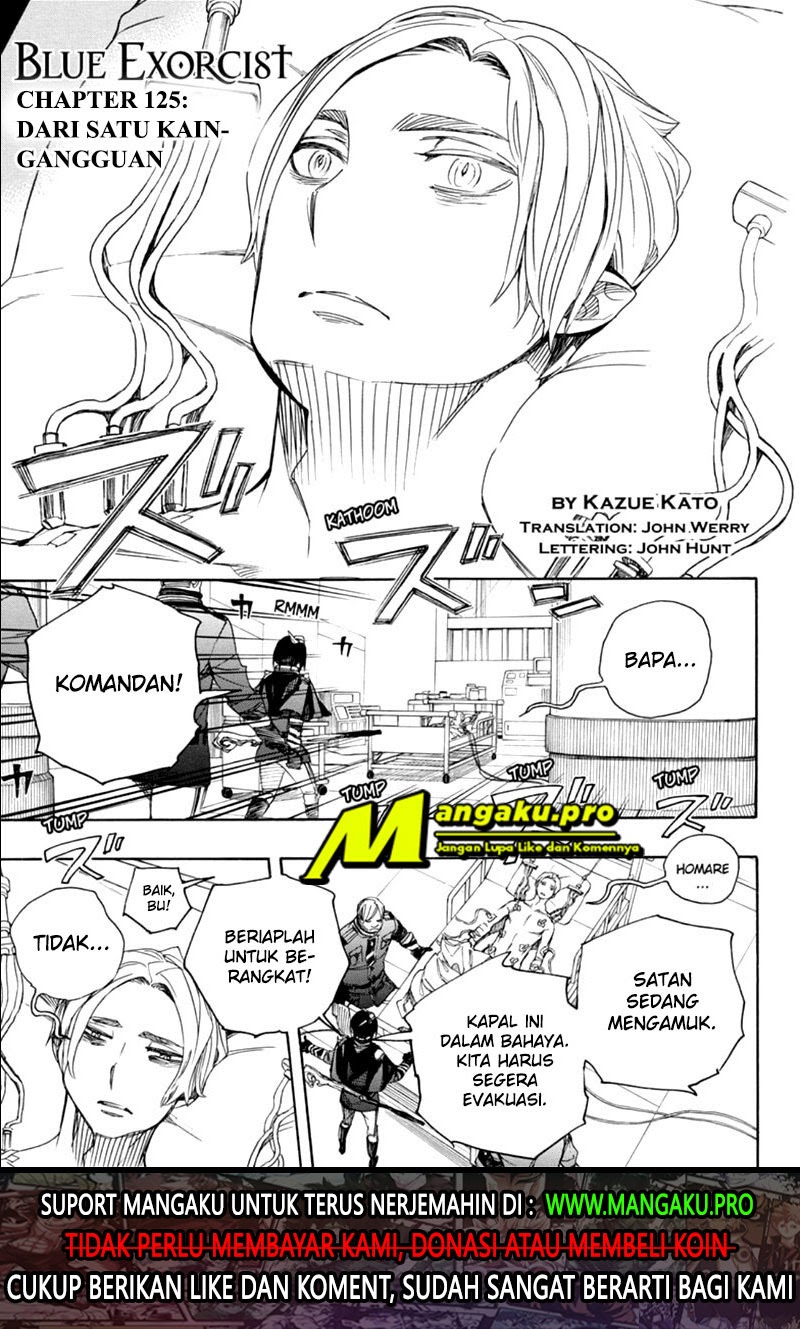 Ao no Exorcist Chapter 125.1 Gambar 2